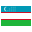 Uzbekistāna flag